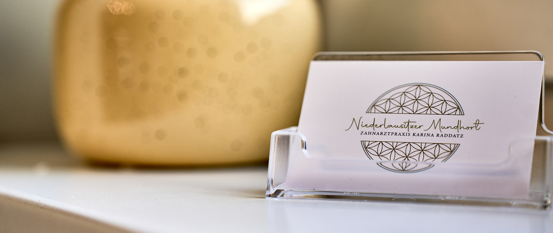 Visitenkarte der Zahnarztpraxis Cottbus